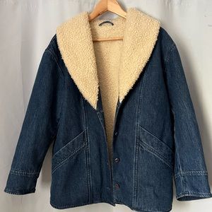 & Other Stories jean Sherpa jacket